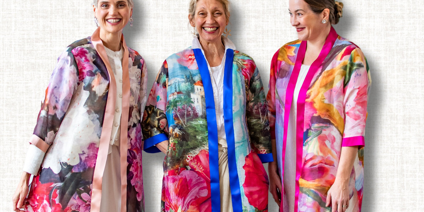 Kimonos - Silk and Linen - Handmade