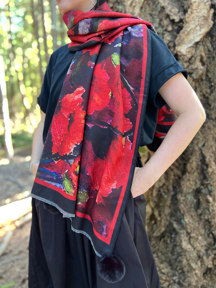 D-906OBS  BRUSHED SILK WARM AND FUZZY PLANT A SEED OF FAITH -  FAITH LIKE A POPPYSEED!