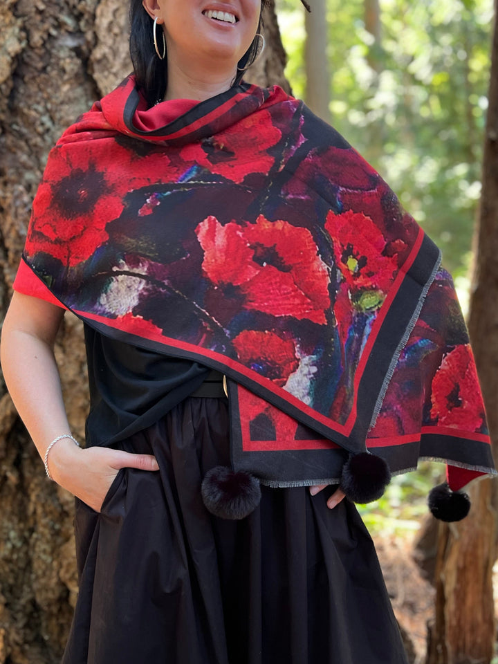 D-906OBS  BRUSHED SILK WARM AND FUZZY PLANT A SEED OF FAITH -  FAITH LIKE A POPPYSEED!