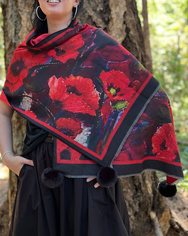 D-906OBS  BRUSHED SILK WARM AND FUZZY PLANT A SEED OF FAITH -  FAITH LIKE A POPPYSEED!