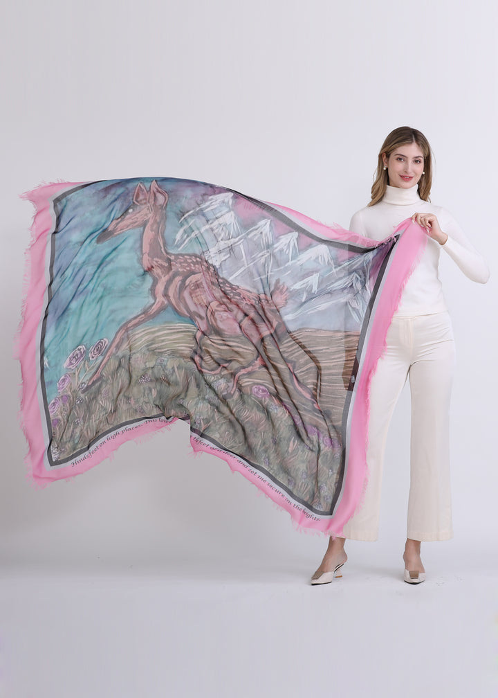 D-42 HIND FEET ON HIGH PLACES