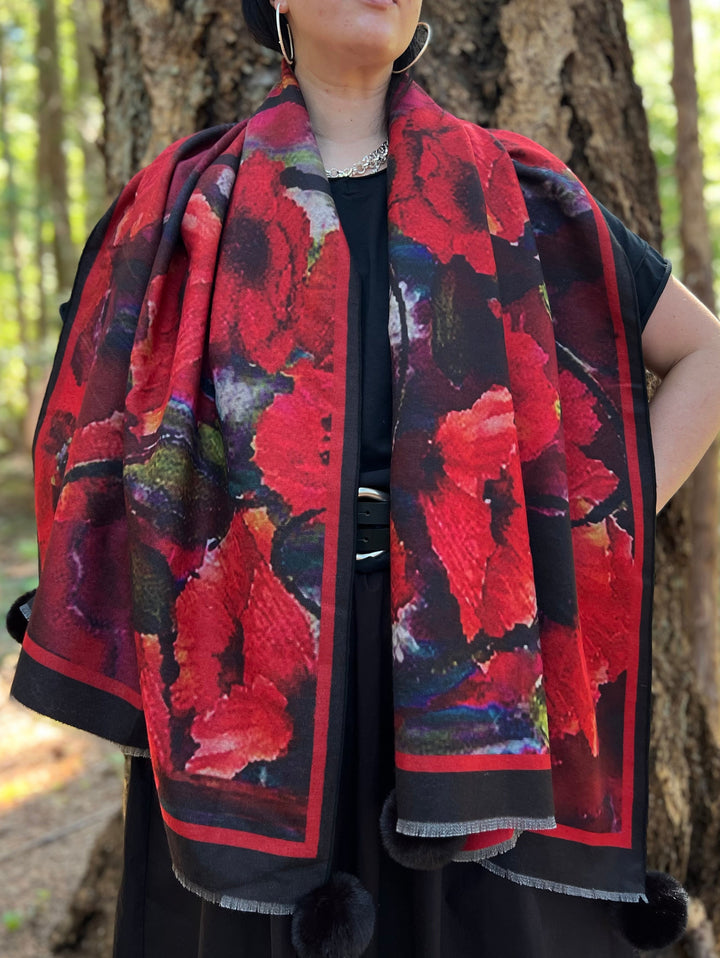 D-906OBS  BRUSHED SILK WARM AND FUZZY PLANT A SEED OF FAITH -  FAITH LIKE A POPPYSEED!