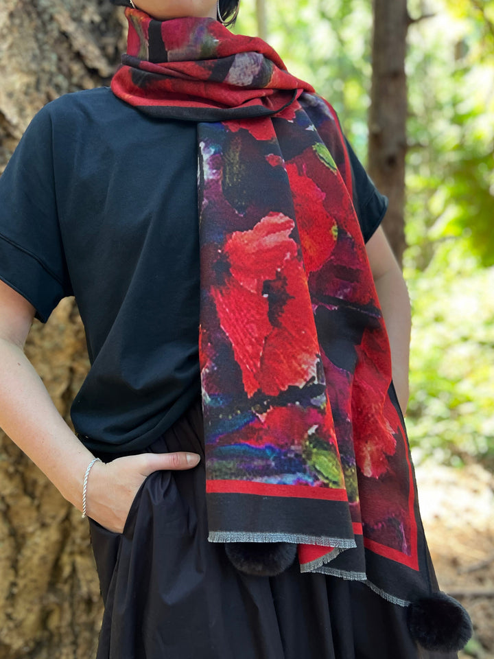 D-906OBS  BRUSHED SILK WARM AND FUZZY PLANT A SEED OF FAITH -  FAITH LIKE A POPPYSEED!