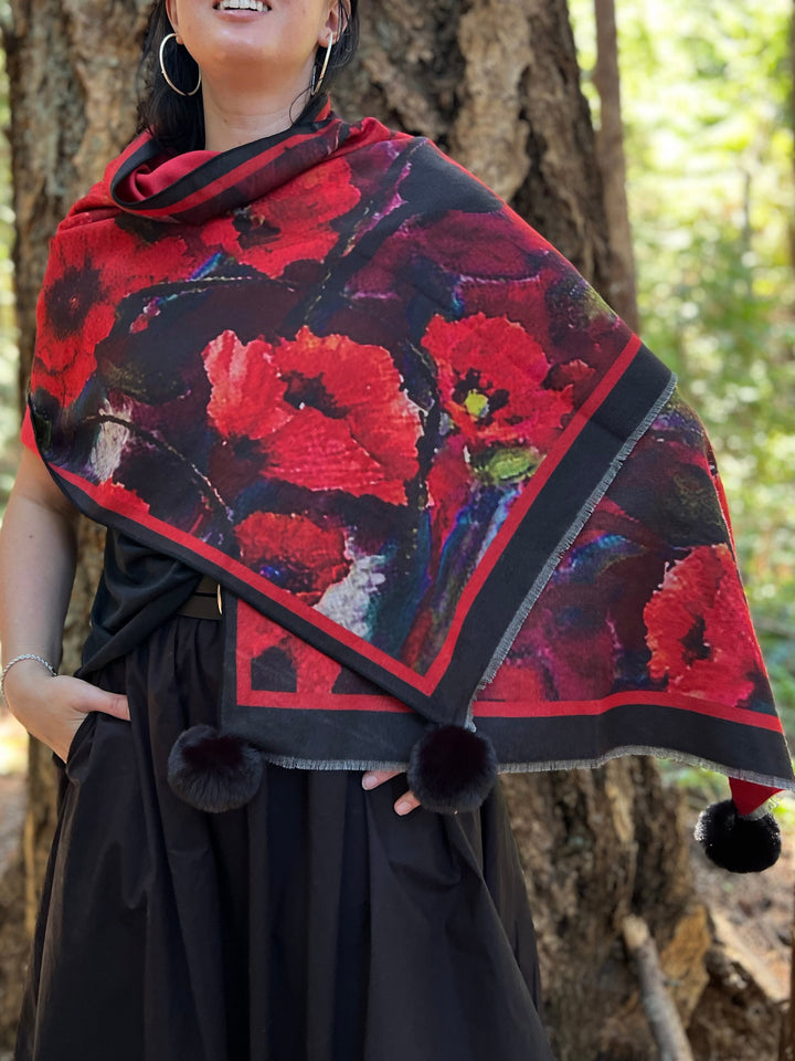 D-906OBS  BRUSHED SILK WARM AND FUZZY PLANT A SEED OF FAITH -  FAITH LIKE A POPPYSEED!