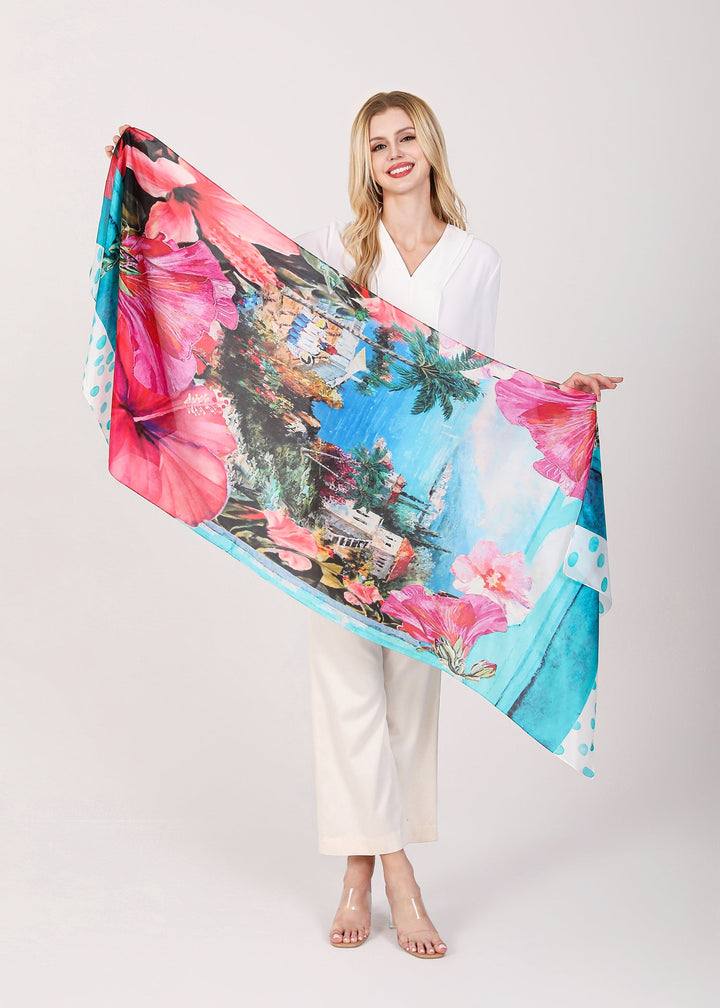 D-405S IN PARADISE WITH YOU- PURE SILK