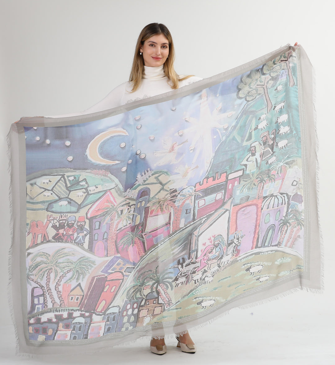 D-481 BETHLEHEM PEACE ON EARTH- CATCH THE INEXPRESSIBLE JOY OF CHRISTMAS! (MUTED HUE)