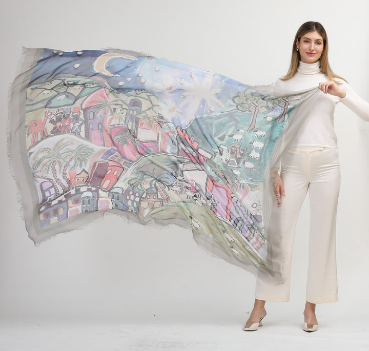 D-481 BETHLEHEM PEACE ON EARTH- CATCH THE INEXPRESSIBLE JOY OF CHRISTMAS! (MUTED HUE)