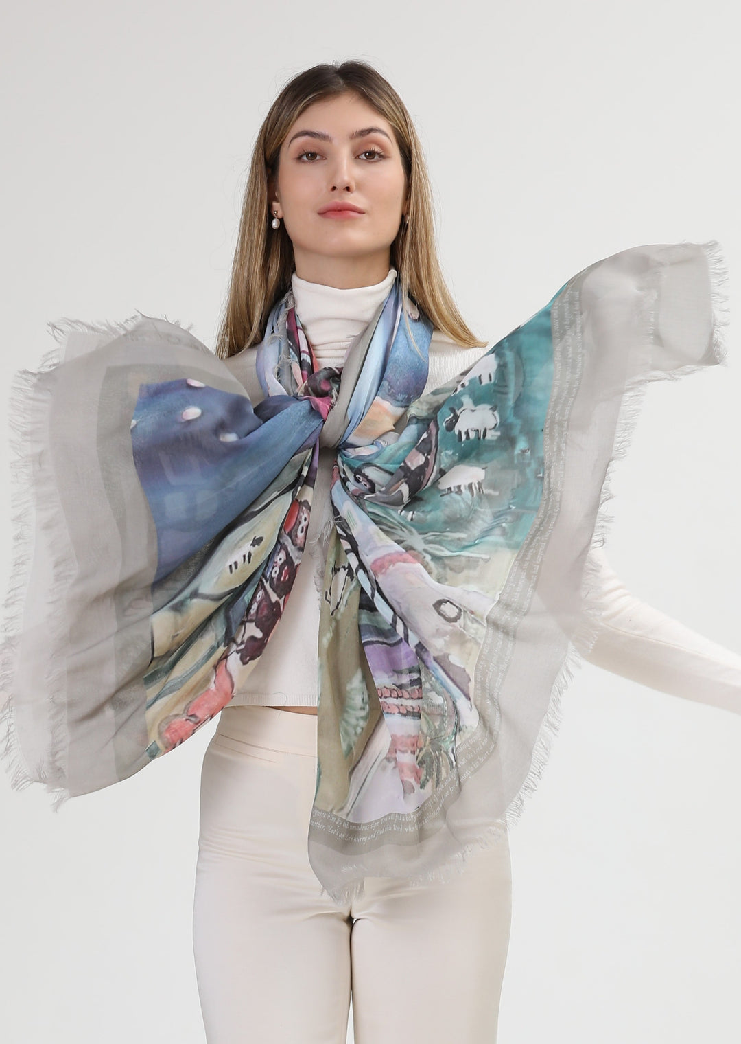 D-481 BETHLEHEM PEACE ON EARTH- CATCH THE INEXPRESSIBLE JOY OF CHRISTMAS! (MUTED HUE)