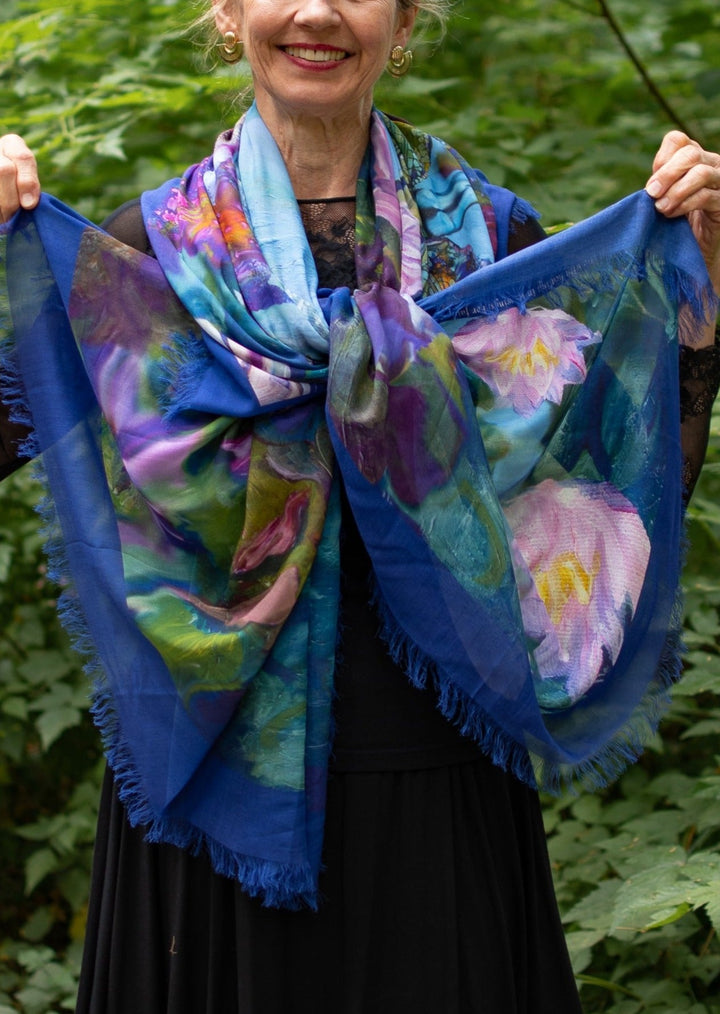 D-470 RISE UP DRAGONFLY SCARF