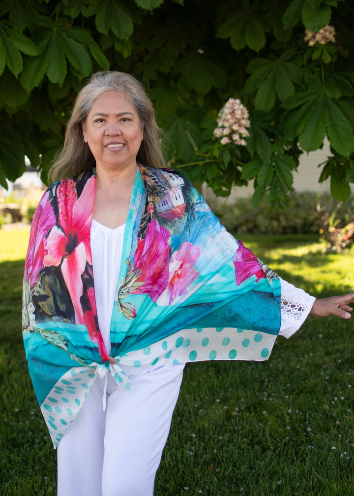 D-405S IN PARADISE WITH YOU- PURE SILK