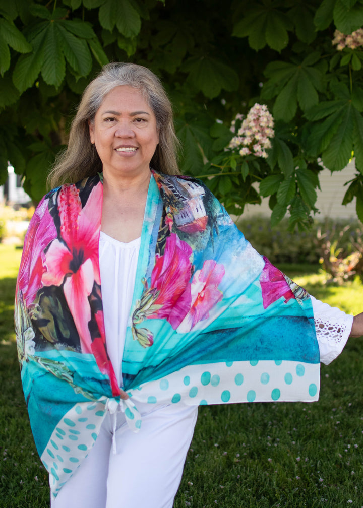 D-405S IN PARADISE WITH YOU- PURE SILK