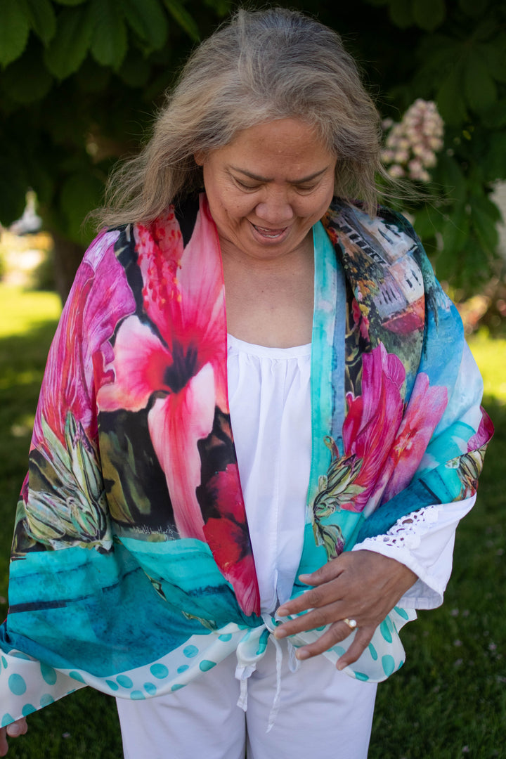 D-405S IN PARADISE WITH YOU- PURE SILK