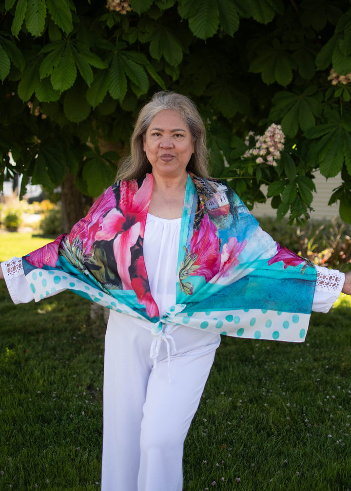 D-405S IN PARADISE WITH YOU- PURE SILK