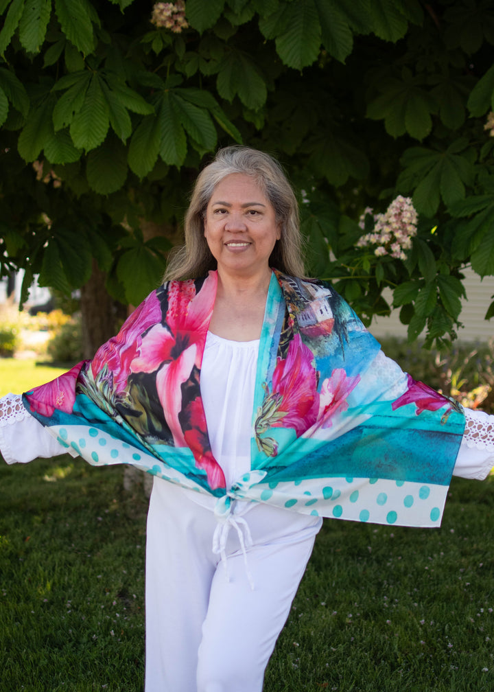 D-405S IN PARADISE WITH YOU- PURE SILK