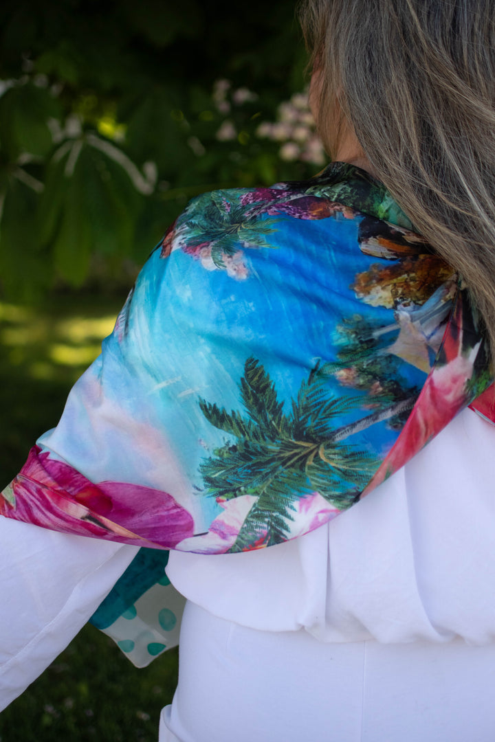 D-405S IN PARADISE WITH YOU- PURE SILK