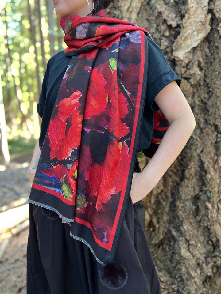 D-906OBS  BRUSHED SILK WARM AND FUZZY PLANT A SEED OF FAITH -  FAITH LIKE A POPPYSEED!