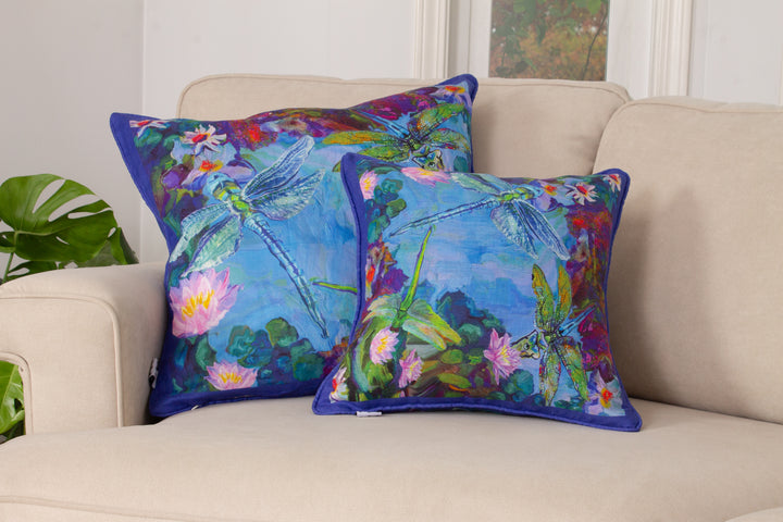 D-470 RISE UP - Small Luxury Organic Linen Sham, 16" x 16"