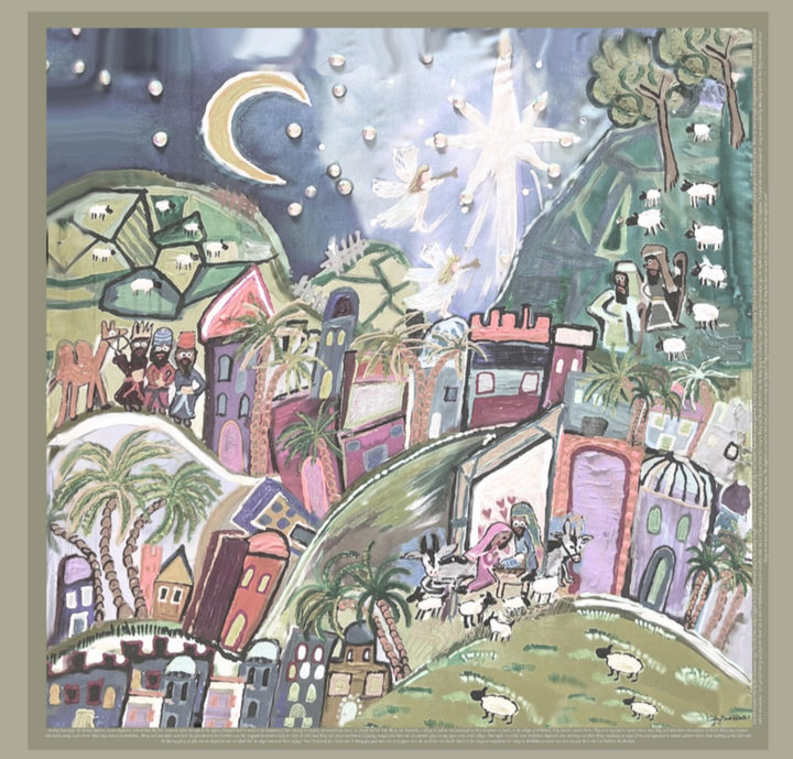 D-481 BETHLEHEM PEACE ON EARTH- CATCH THE INEXPRESSIBLE JOY OF CHRISTMAS! (MUTED HUE)