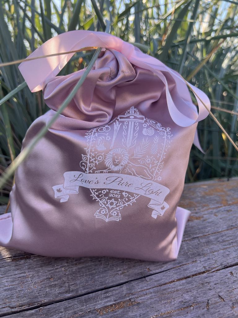 PRETTY PINK SILK POUCH