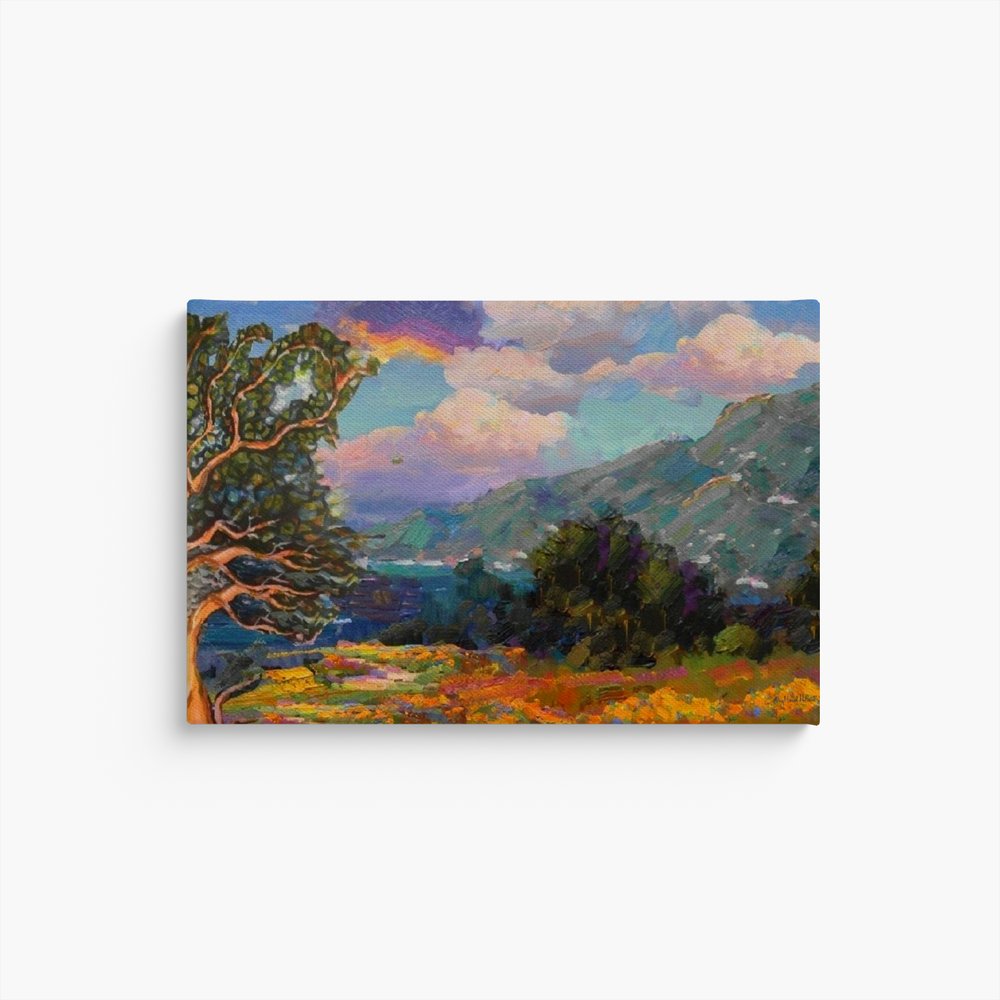 FIRE WATER ABUNDANCE 16" X 24" Canvas Print