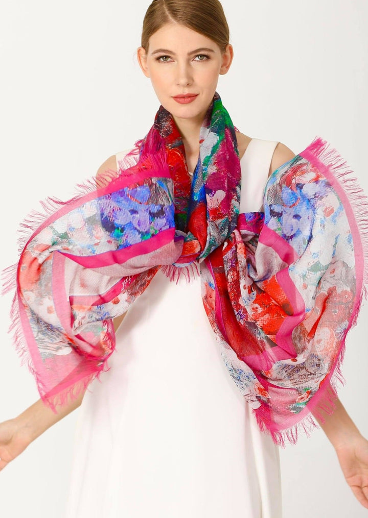 D-205 HEADING IN THE RIGHT DIRECTION- BLUE BICYCLE SCARF
