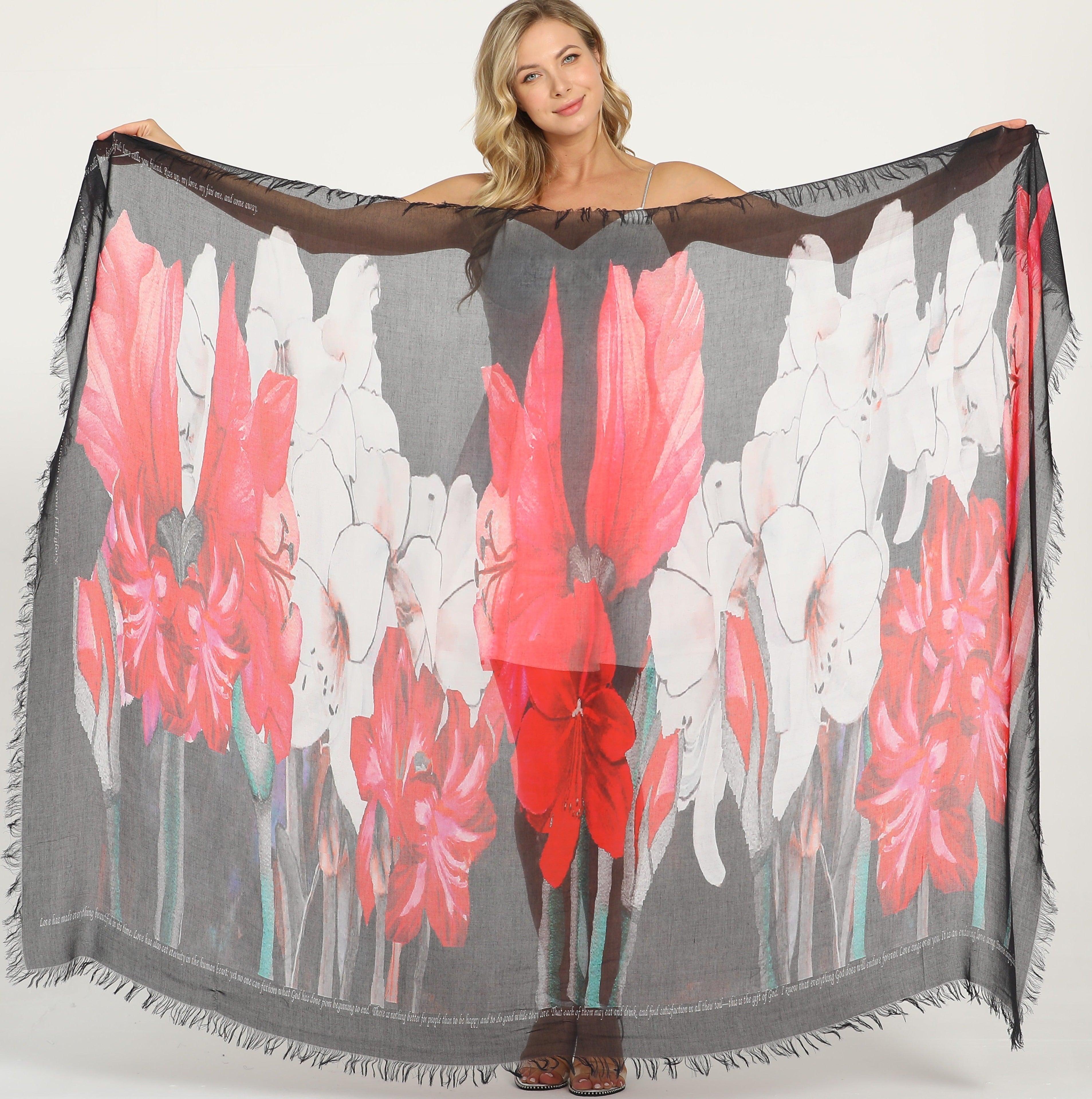 D192 AMARYLLIS BLOOM NO ONE CAN FATHOM Love's Pure Light Luxury Silks