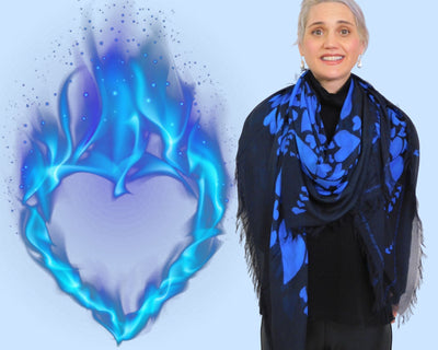THE BLUE FLAME OF LOVE