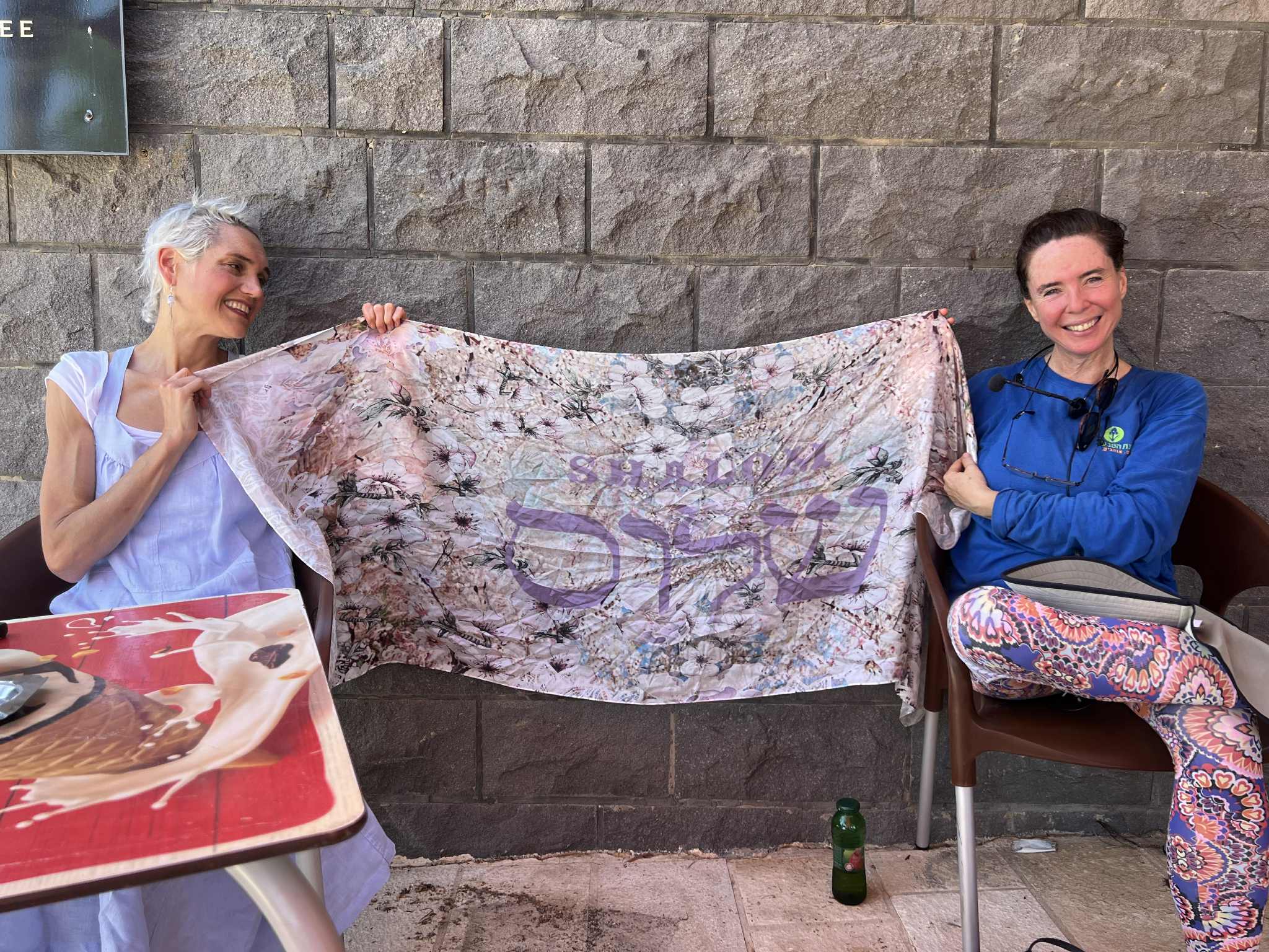 Scarves I shared in the Middle East