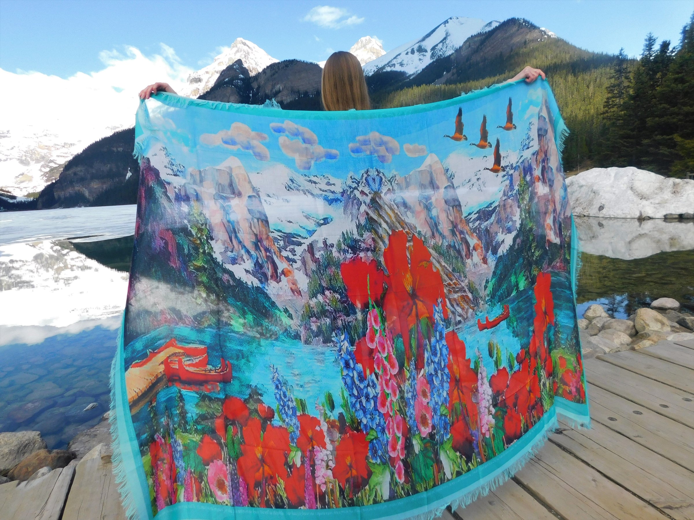 Stand In Awe Lake Louise, Alberta Canada