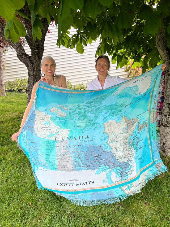 D-645 MAP OF CANADA : THE BLESSING OF CANADA