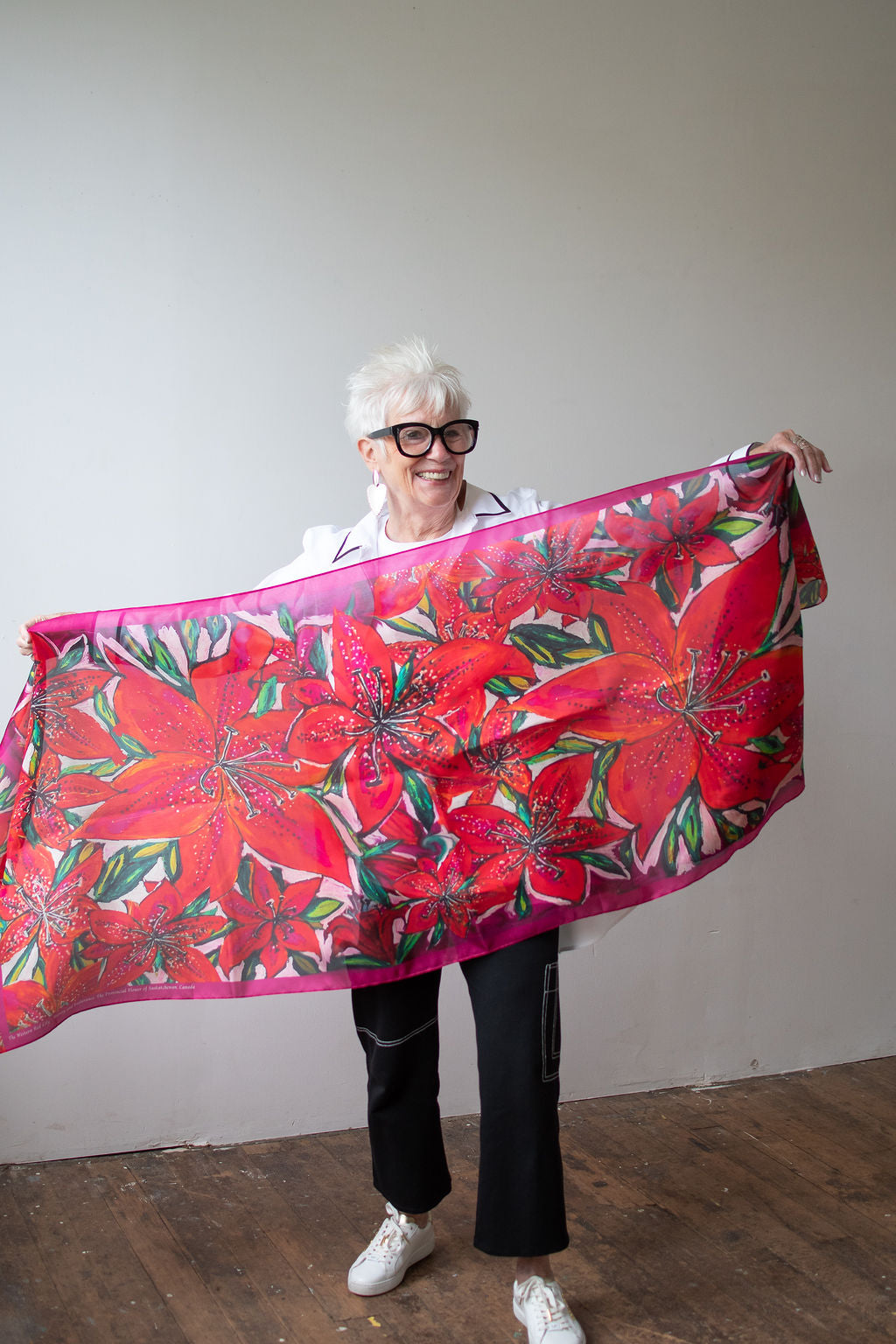 D-540 PASSION FIRE AND PURITY: THE PROVINCIAL FLOWER OF SASKATCHEWAN THE RED FIRE LILY