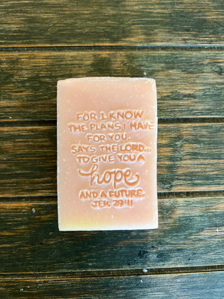 ROSEBUD STAMPED HANDMADE SOAP