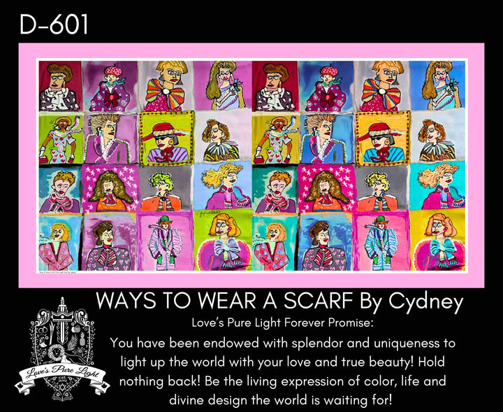 D- 601 WAYS TO WEAR A SCARF BY CYDNEY