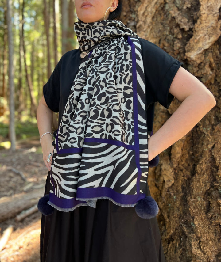 D-909OBS BRUSHED SILK WARM AND FUZZY YOU ARE A WILD ONE