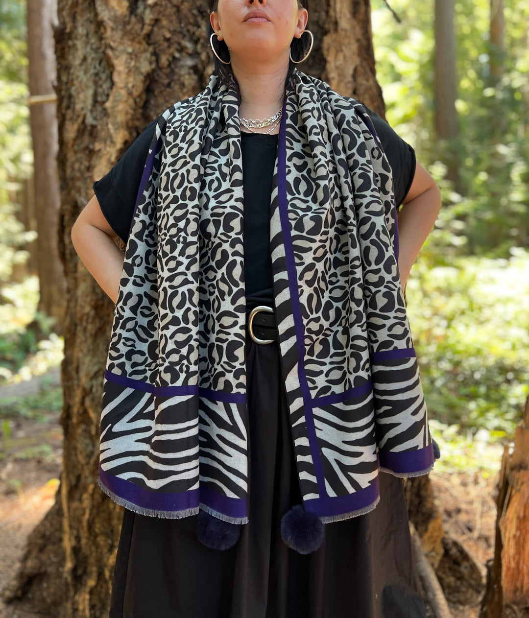 D-909OBS BRUSHED SILK WARM AND FUZZY YOU ARE A WILD ONE