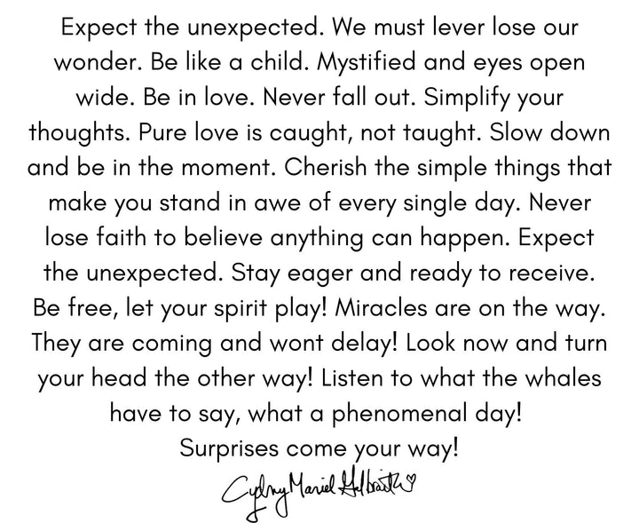 D-618 EXPECT THE UNEXPECTED: MIRACLES HAPPEN EVERY DAY!
