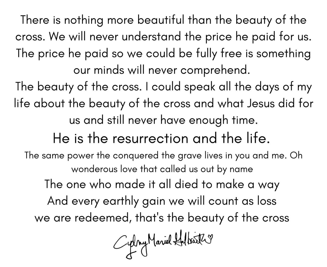 D-640 THE BEAUTY OF THE CROSS
