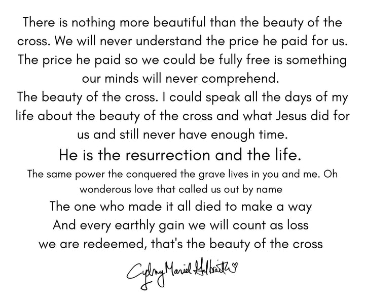 D-640 THE BEAUTY OF THE CROSS