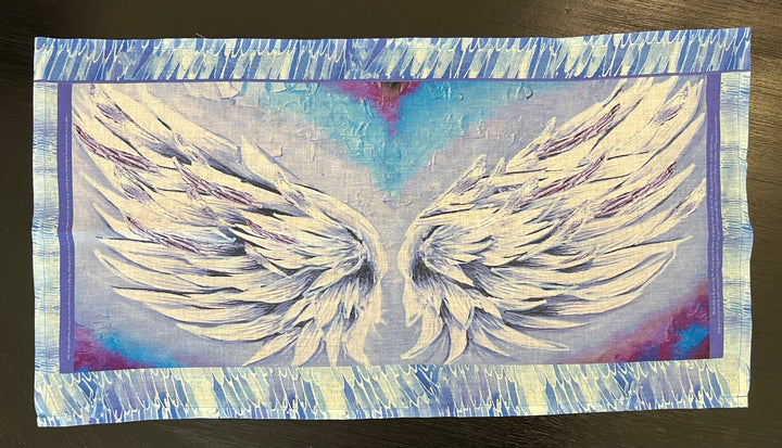 D-343LTT GUARDIAN ANGEL ORGANIC LINEN TEA TOWEL