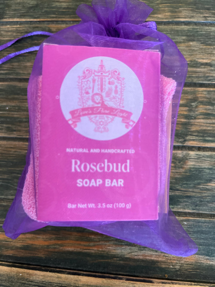 ROSEBUD STAMPED HANDMADE SOAP