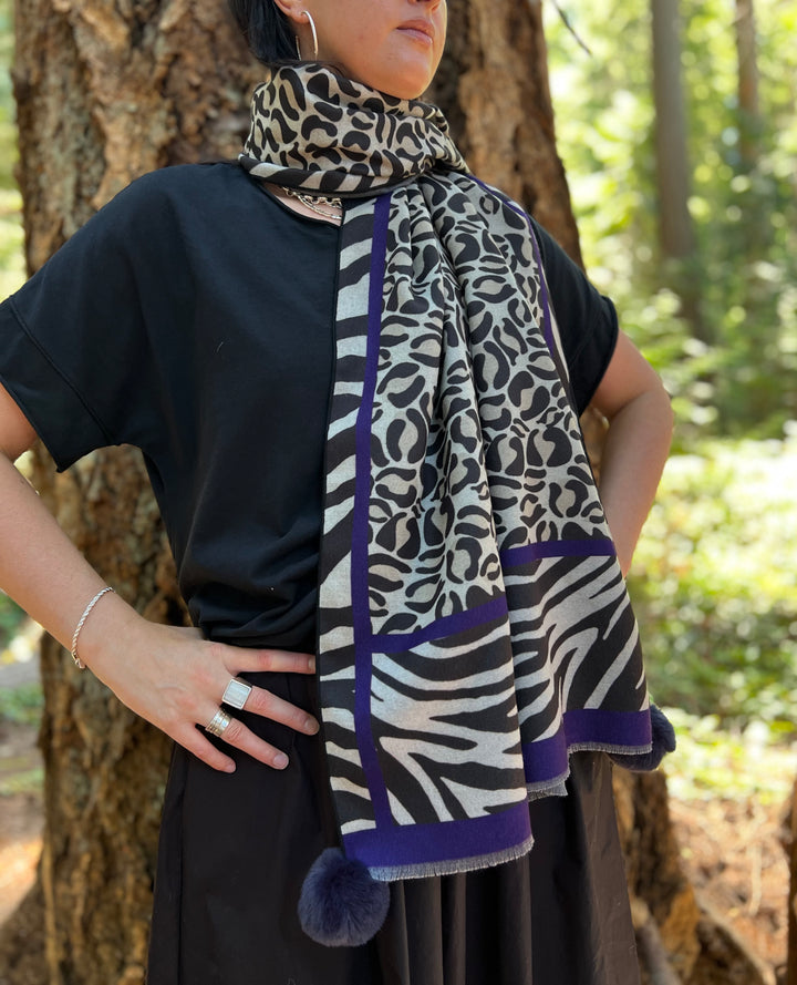 D-909OBS BRUSHED SILK WARM AND FUZZY YOU ARE A WILD ONE