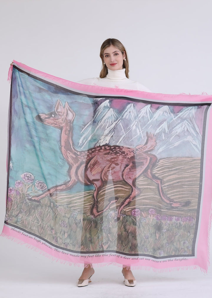 D-42 HIND FEET ON HIGH PLACES