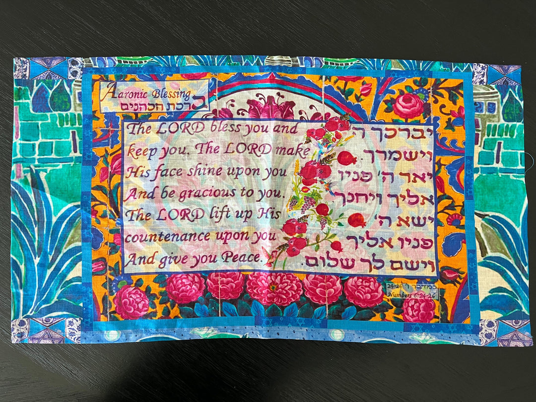 D-622LTTTHE BLESSING ORGANIC LINEN TEA TOWEL