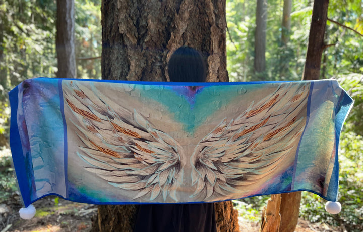 D-901OBS BRUSHED SILK WARM AND FUZZY  PROTECTED - GUARDIAN ANGEL