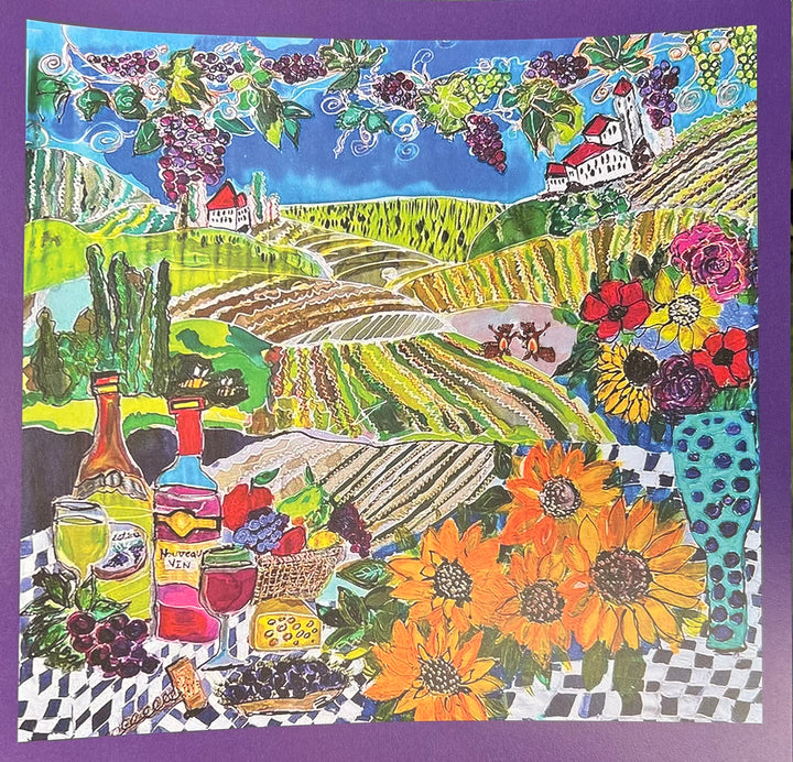 D-387CAP MY FATHERS VINEYARD Matte Finish Original Art Print
