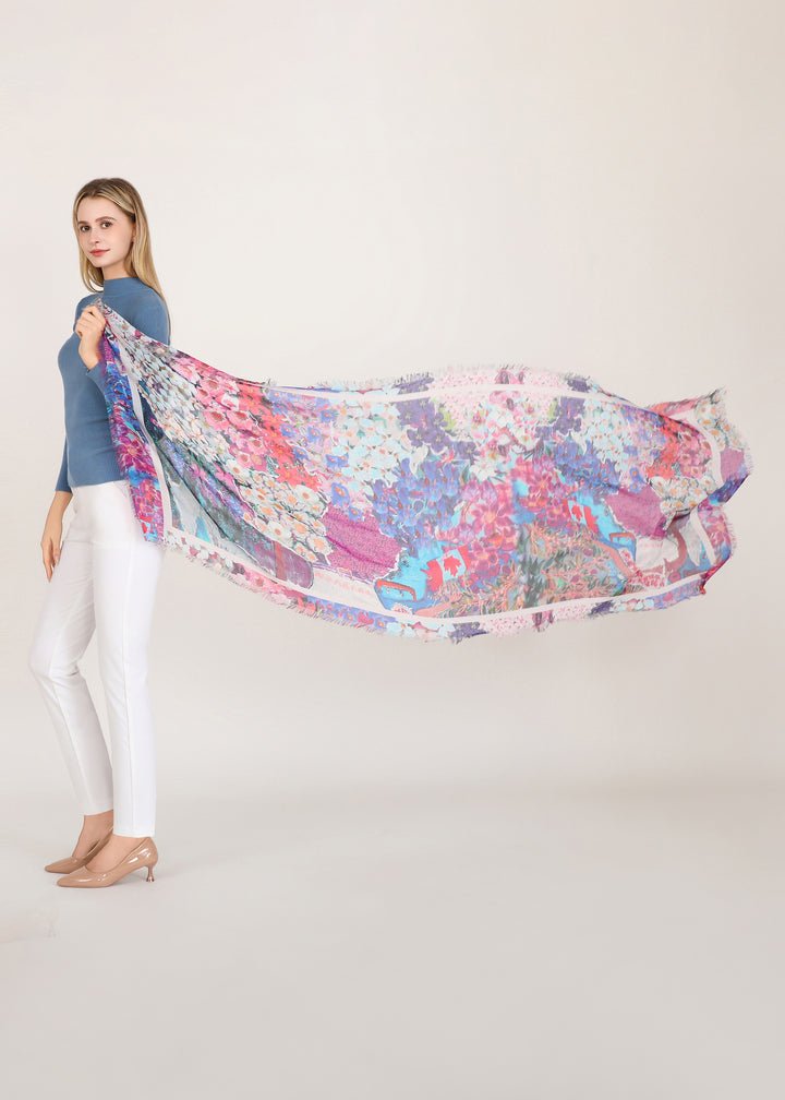 D-828OSM OBLONG SILK MODAL BRIDE OF CANADA, EVERY PROVINCIAL FLOWER