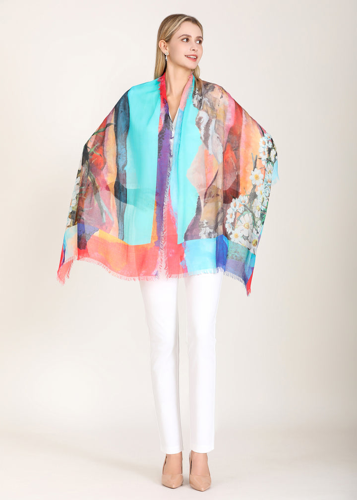 D-822OSM OBLONG SILK MODAL NORTHWEST TERRITORIES NEW HORIZIONS OF HEALTH MOUNTAIN AVENS