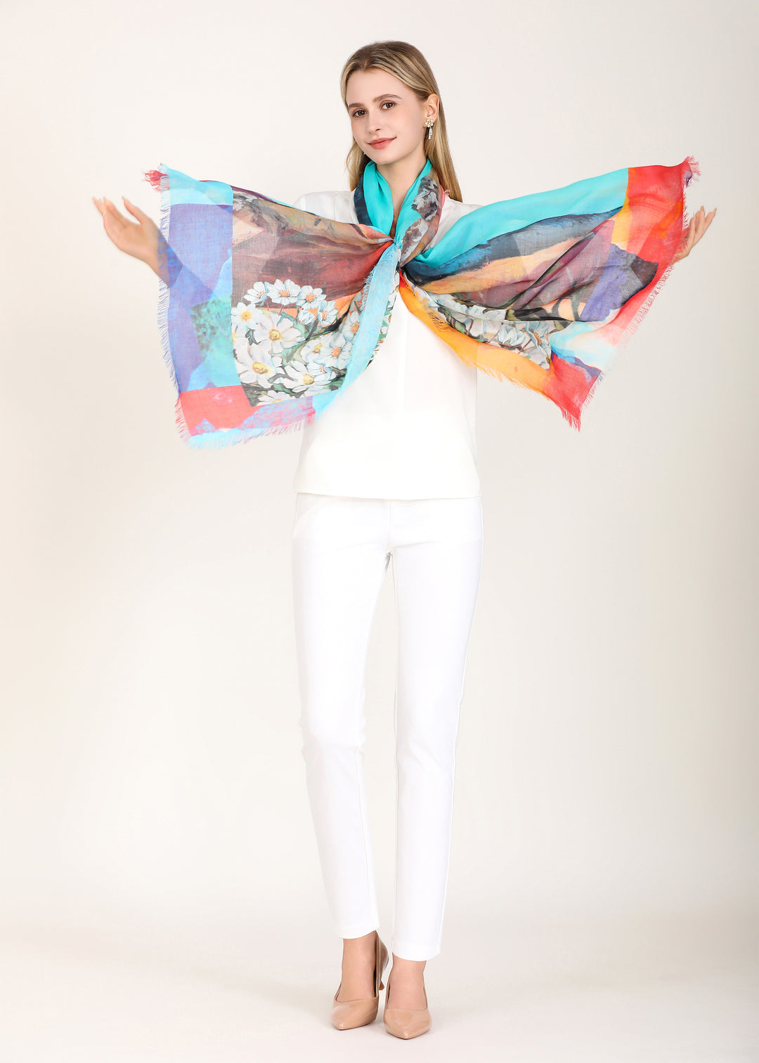 D-822OSM OBLONG SILK MODAL NORTHWEST TERRITORIES NEW HORIZIONS OF HEALTH MOUNTAIN AVENS