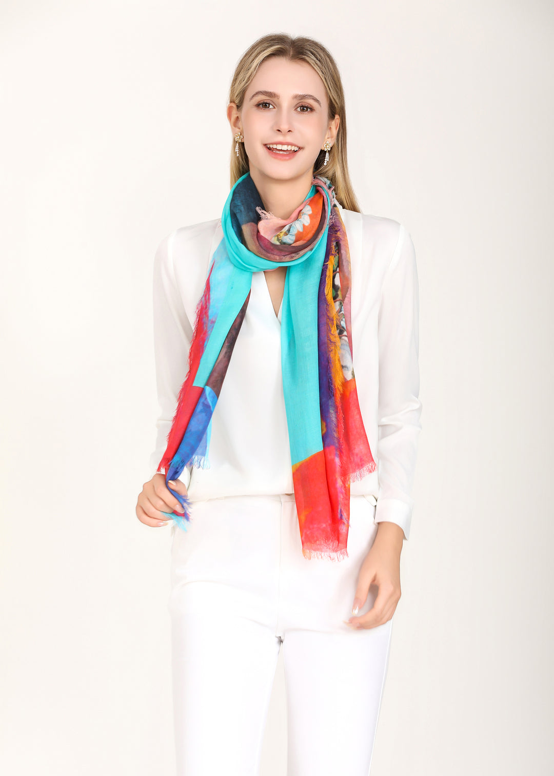 D-822OSM OBLONG SILK MODAL NORTHWEST TERRITORIES NEW HORIZIONS OF HEALTH MOUNTAIN AVENS