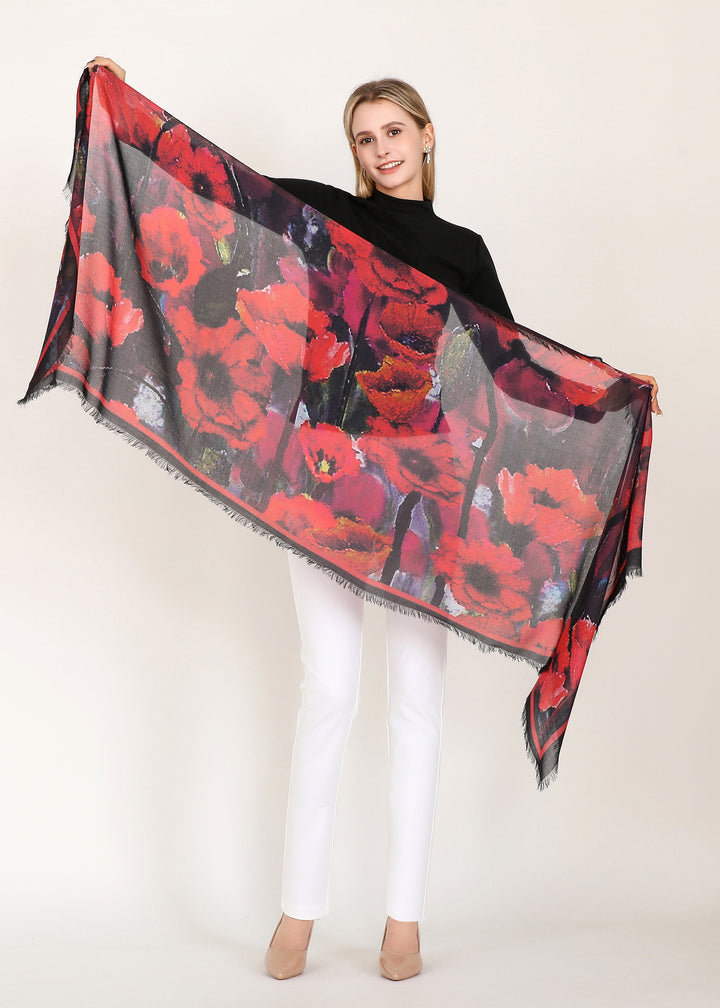 D-819OSM OBLONG SILK MODAL PLANT A SEED OF FAITH -  FAITH LIKE A POPPYSEED!